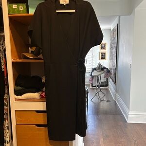 Charles Henry Classic Black Dress